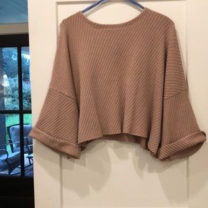 Free people bell sleeve sweater